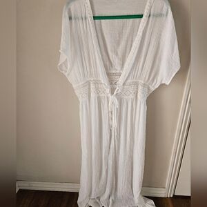 Blush BJ Cottage Core capped Sleeved Robe Size Large